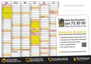 Kalender für Firmenkunden