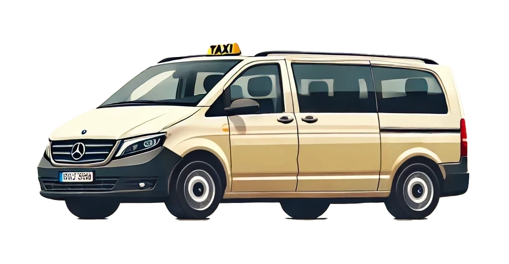 Large Capacity Taxi Mercedes Vito