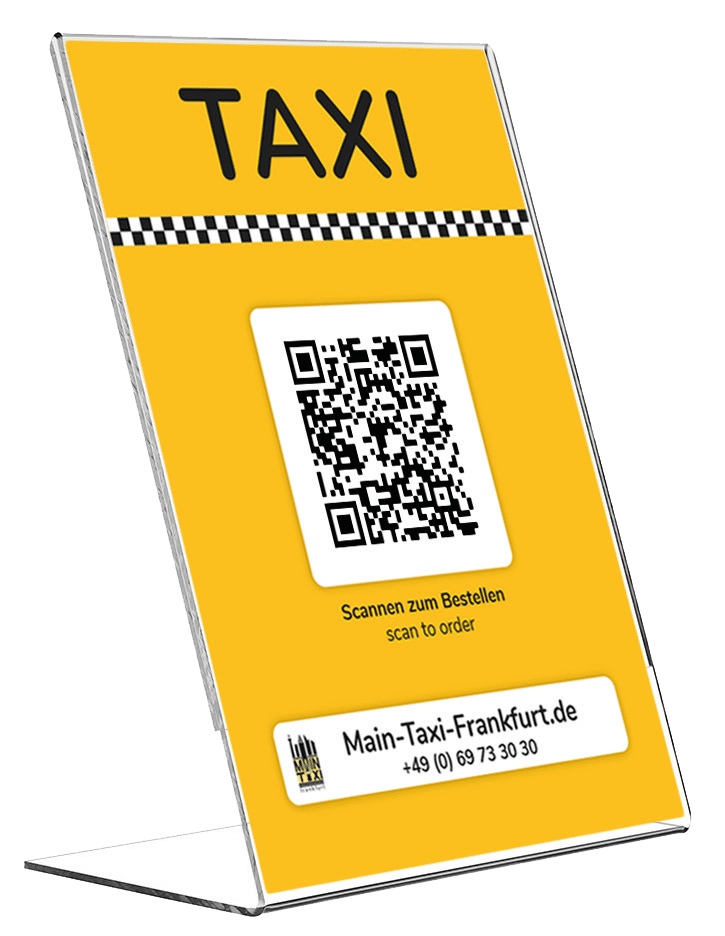 QR-Code Aufsteller